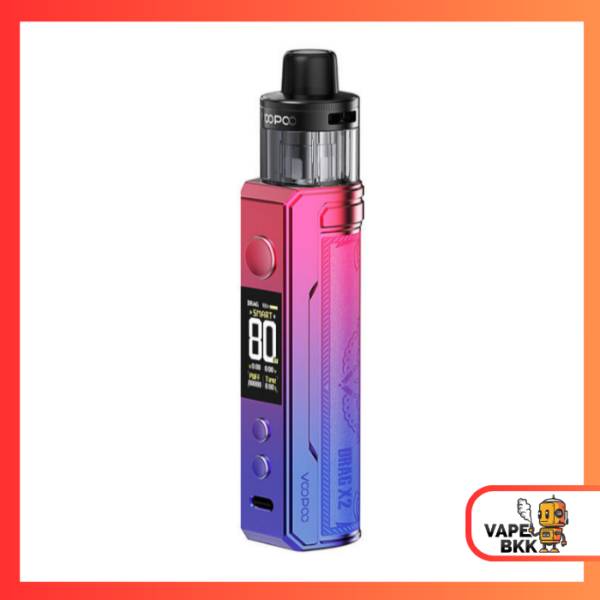 VOOPOO - DRAG X2 Colourful Silver สีเงิน