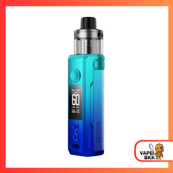 VOOPOO – DRAG S2 Sky Blue สีฟ้าน้ำเงิน