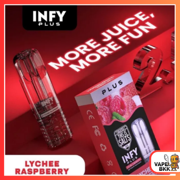 หัวพอต INFY PLUS - Lychee Rasberry ลิ้นจี่ ราสเบอรี่