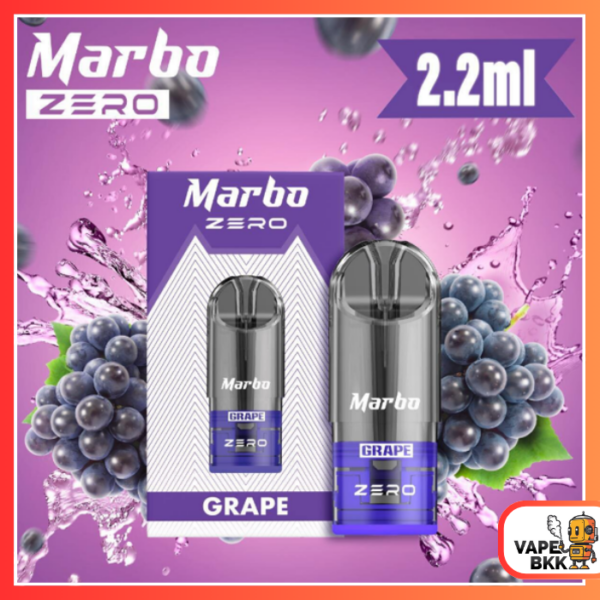 หัวพอต MARBO ZERO 30 MG - Grape (องุ่น)