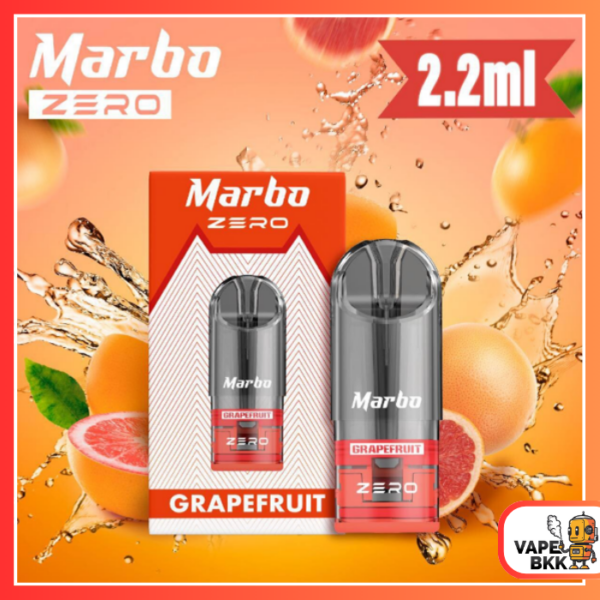 หัวพอต MARBO ZERO 30 MG - Grapefruit (ส้มโอ)