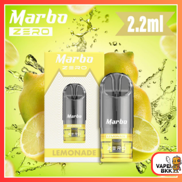 หัวพอต MARBO ZERO 30 MG - Lemonade (เลม่อน)