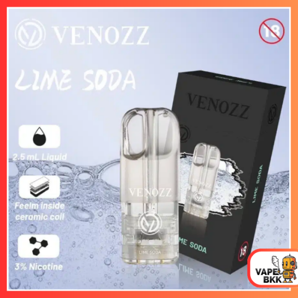 หัวพอต VENOZZ - Lime Soda มะนาวโซดา