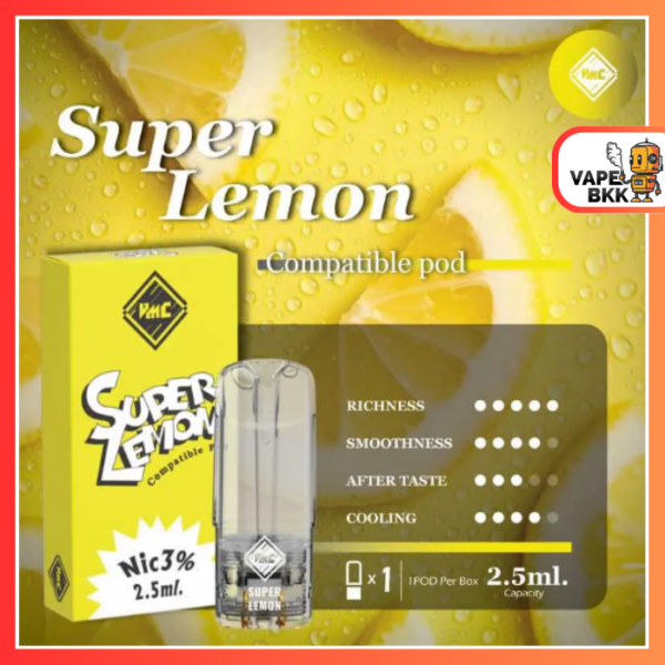 หัวพอต VMC NEW 2.5 ML - Super Lemon มะนาว